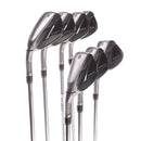 TaylorMade Stealth Steel Mens Left Hand Irons 5-SW Regular - KBS Max 85