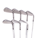 TaylorMade Stealth Steel Mens Left Hand Irons 5-SW Regular - KBS Max 85