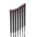 TaylorMade Stealth Steel Mens Left Hand Irons 5-SW Regular - KBS Max 85