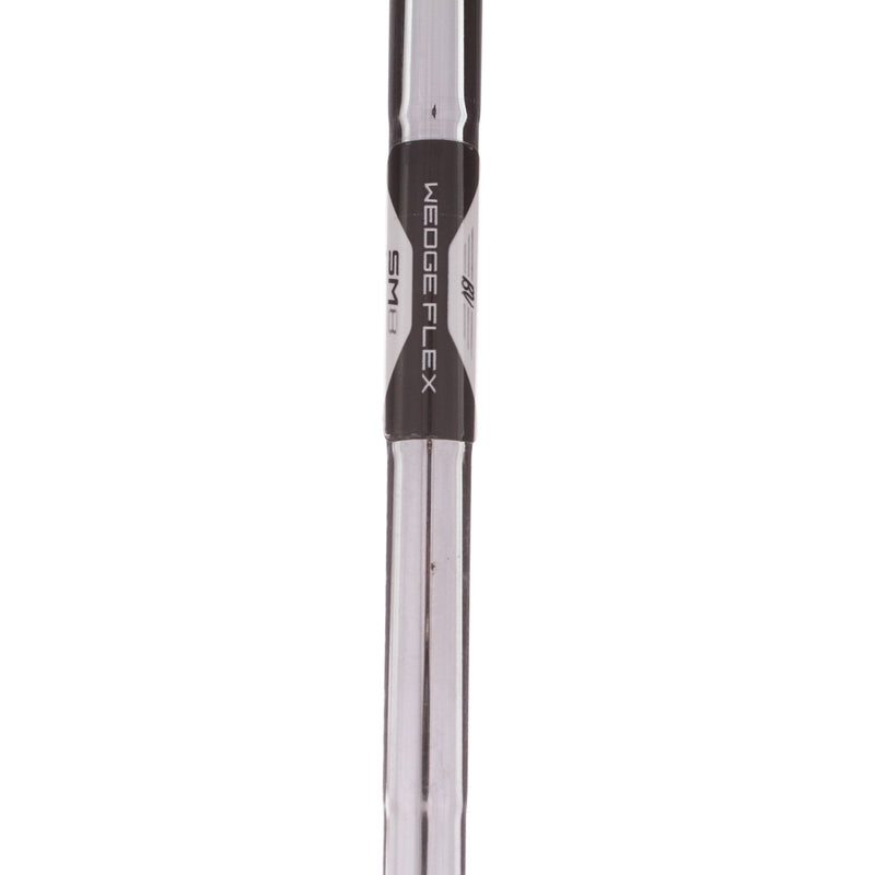 Titleist Vokey SM Brushed Steel F Grind Steel Mens Left Hand Gap Wedge 52 Degree 8 Bounce Wedge - BV Design