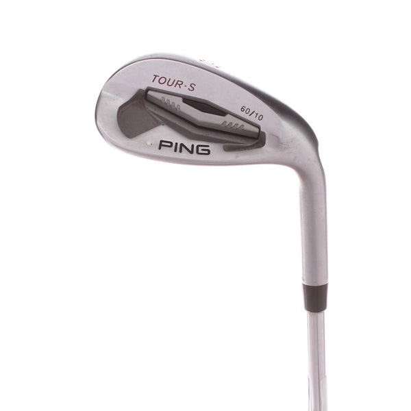 Ping Tour-S Steel Mens Right Hand Lob Wedge White Dot 60 Degree 10 Bounce Regular - Ping AWT