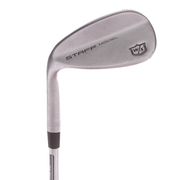 Wilson Staff Model Wedge Steel Men's Left Gap Wedge 52 Degree 08 Bounce Stiff - Dynamic Gold S300