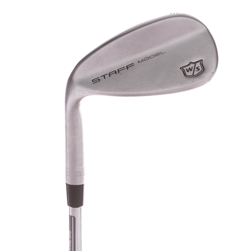 Wilson Staff Model Wedge Steel Men's Left Gap Wedge 52 Degree 08 Bounce Stiff - Dynamic Gold S300
