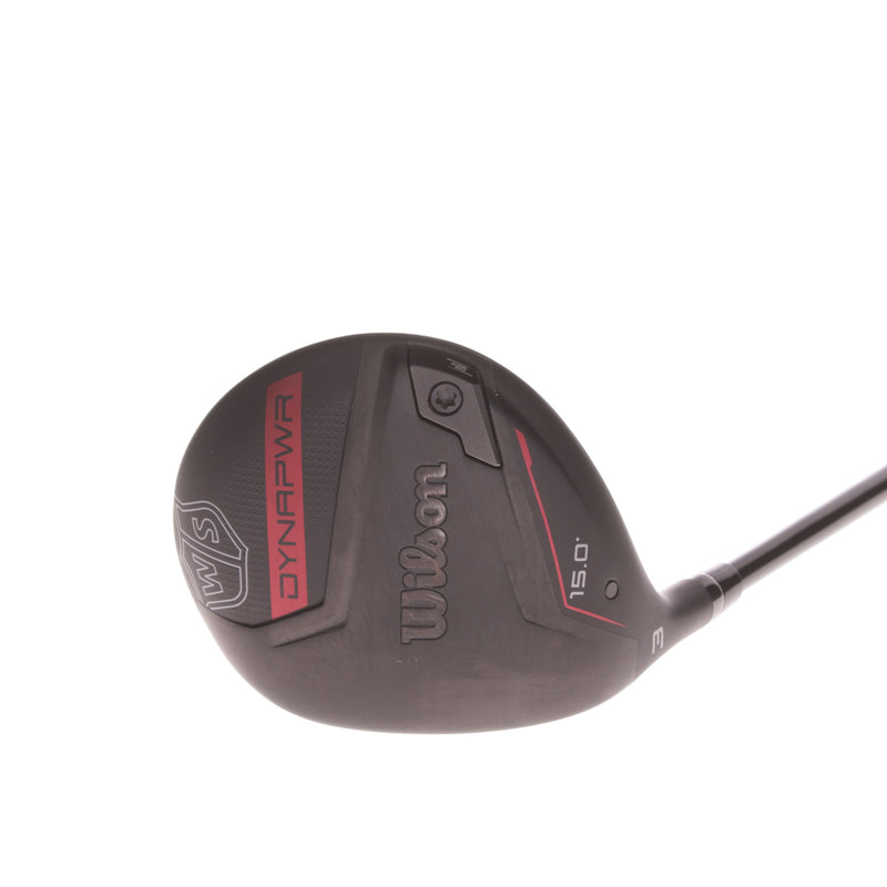 Wilson Staff Dynapower Graphite Men's Left Fairway 3 Wood 15 Degree Regular - Hzrdus RDX Smoke 5.5 60g