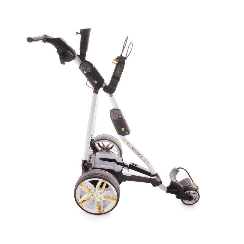 Powakaddy Fw5 36 Hole Lithium Second Hand Electric Golf Trolley - White