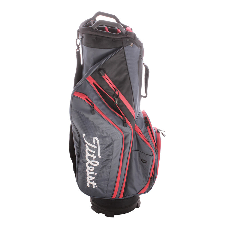 Titleist Cart 14 Second Hand Cart Bag - Grey/Black/Red