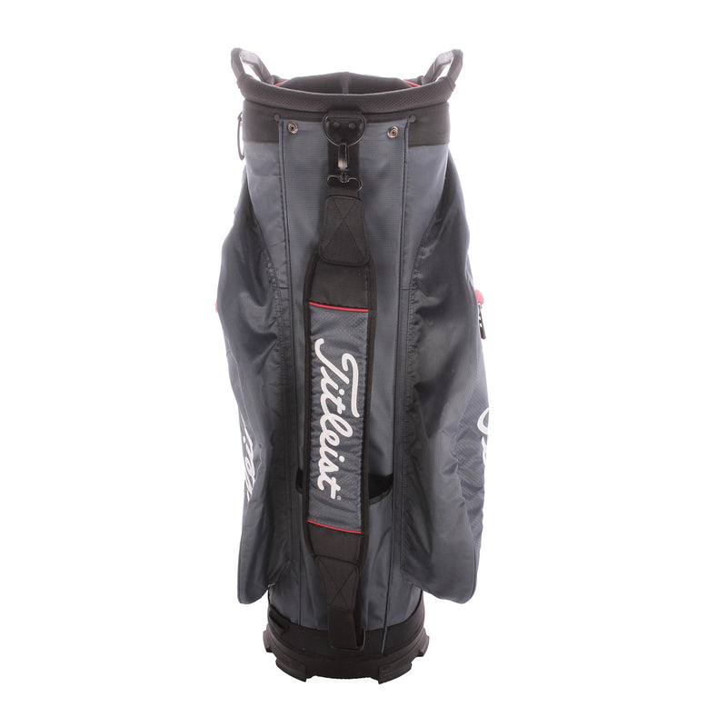 Titleist Cart 14 Second Hand Cart Bag - Grey/Black/Red