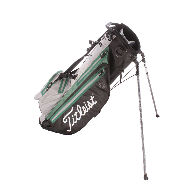 Titleist Player 4 Stadry Second Hand Stand Bag - Silver/Green/Black