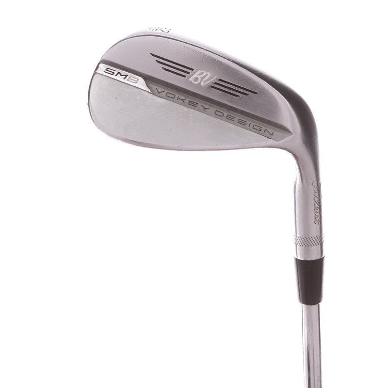 Titleist Vokey SM8 Chrome Steel Men's Right Gap Wedge 52 Degree 08 Bounce F Grind Wedge - BV Design