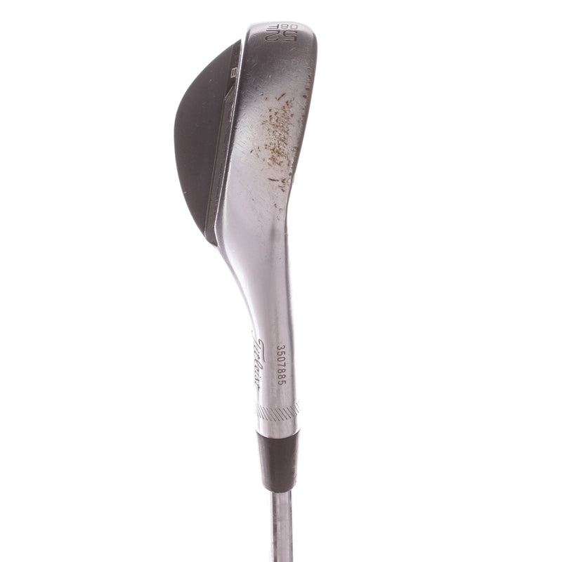 Titleist Vokey SM8 Chrome Steel Men's Right Gap Wedge 52 Degree 08 Bounce F Grind Wedge - BV Design