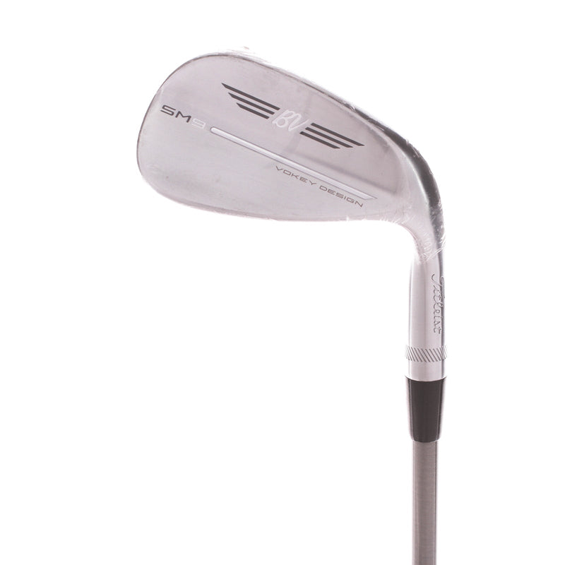Titleist Vokey SM9 Tour Chrome Graphite Men's Right Gap Wedge 50 Degree 12 Bounce F Grind Stiff - A/Tech SteelFibre i80 CW