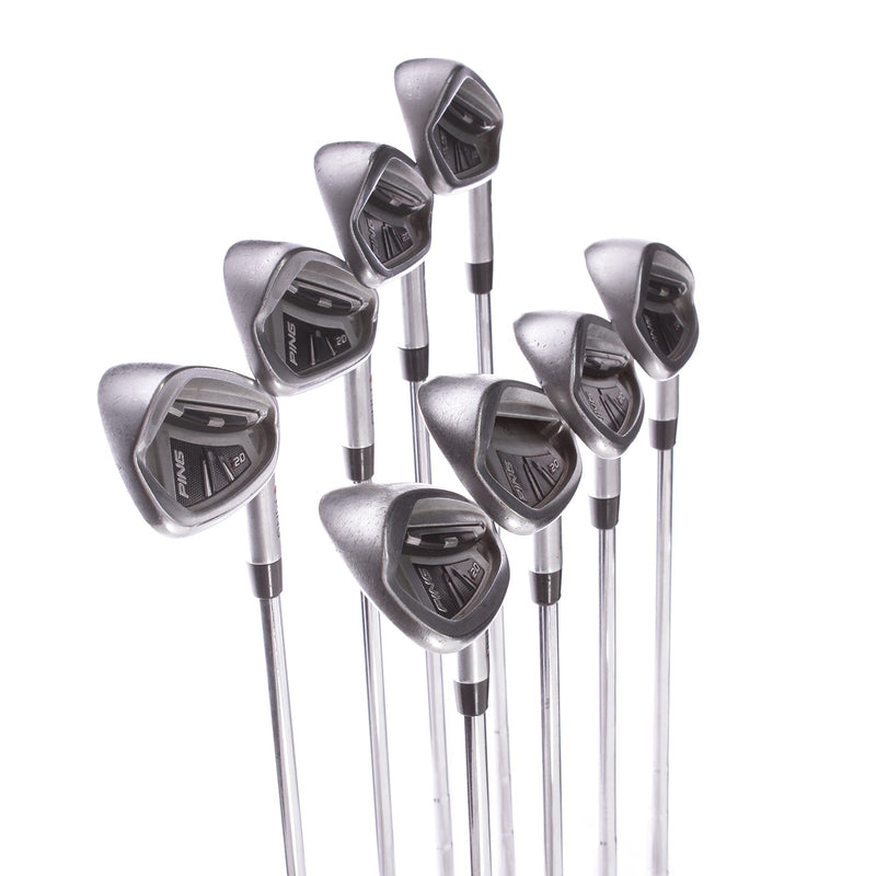 Ping i20 Steel Men's Right Irons 5-SW+GW Orange Dot  Regular - Ping CFS R