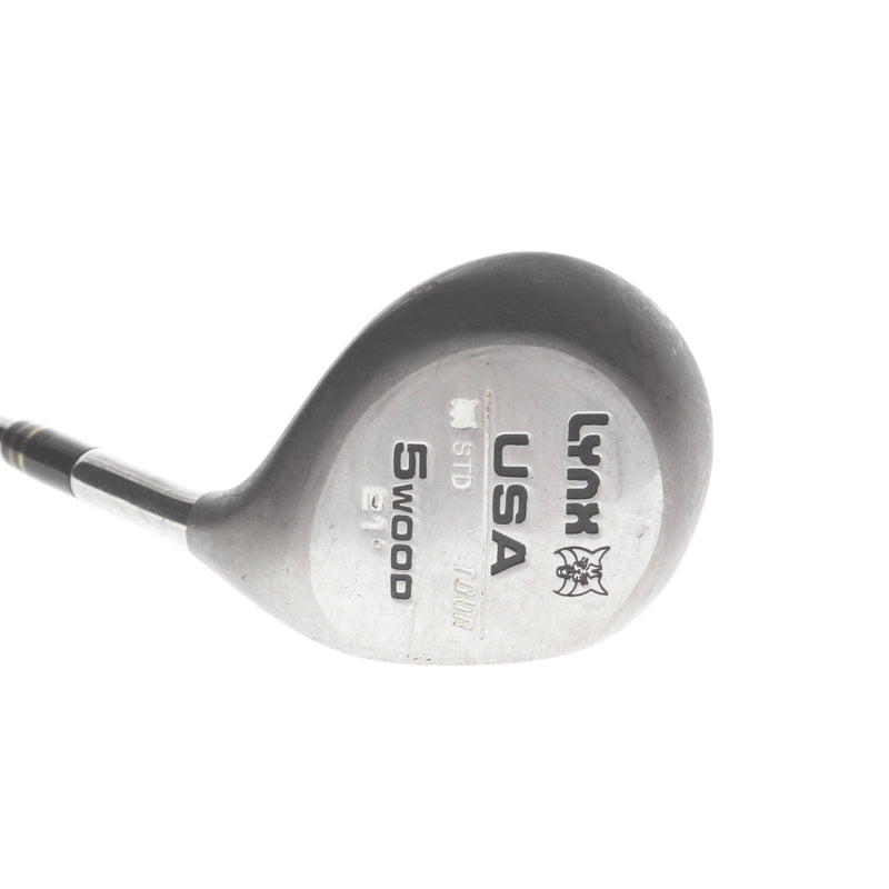 Lynx USA STD Tour Steel Men's Right Fairway 5 Wood 21 Degree Regular - True Temper Dynamic Gold