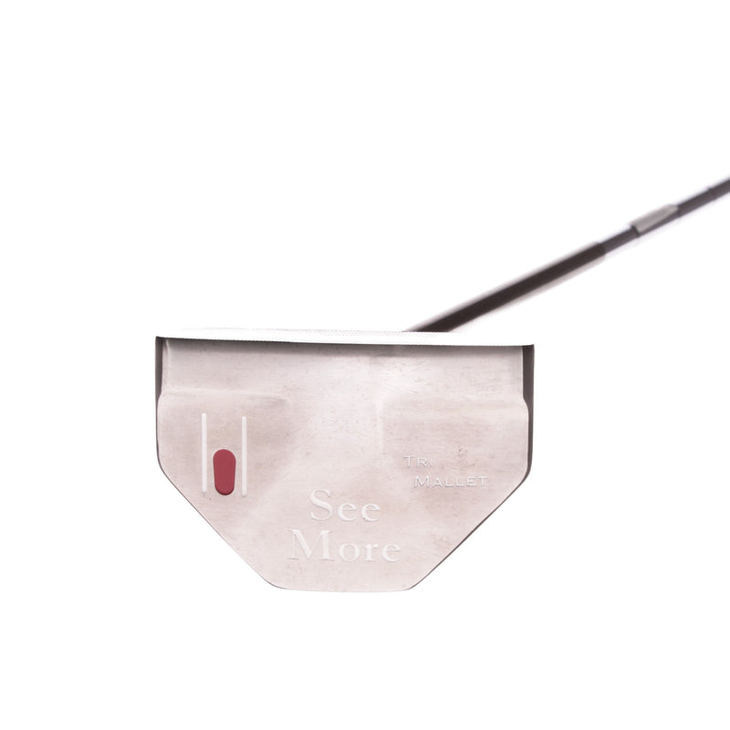 SeeMore Tri Mallet Men's Right Putter 32 Inches - SeeMore