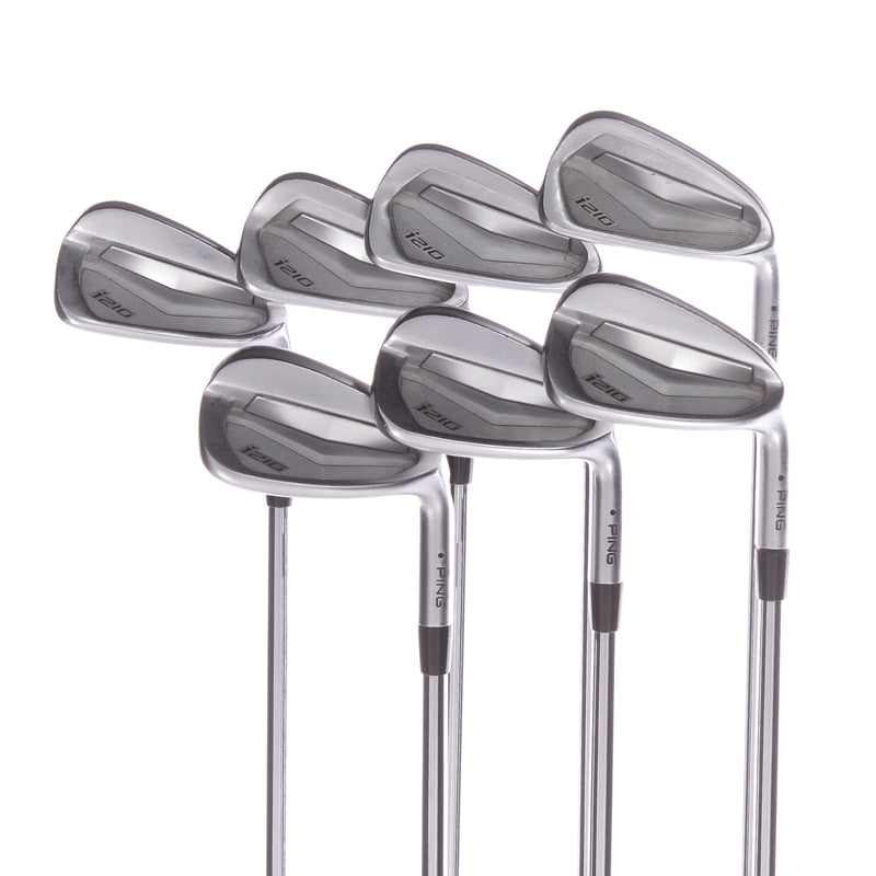 Ping i210 Steel Men's Right Irons 4-PW Black Dot Stiff - N.S.Pro Modus3 Tour 105 S