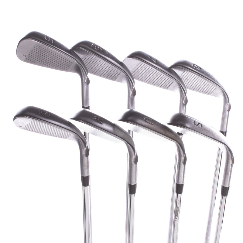 Ping G400 Steel Men's Left Irons 5-SW+UW Black Dot  Regular - Ping AWT 2.0 R