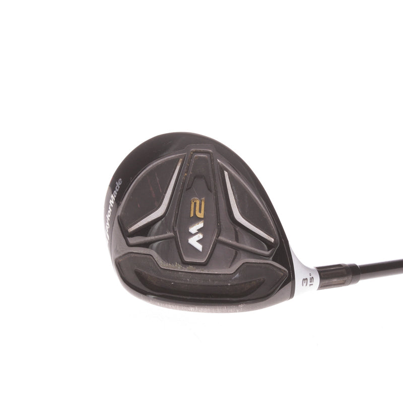 TaylorMade M2 Graphite Men's Left Fairway 3 Wood 15 Degree Regular - TaylorMade REAX 65