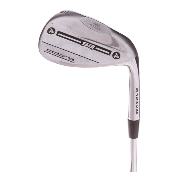 Cobra SB Steel Men's Right Gap Wedge 50 Degree 8 Bounce Stiff - KBS HI-REV 2.0 125 S
