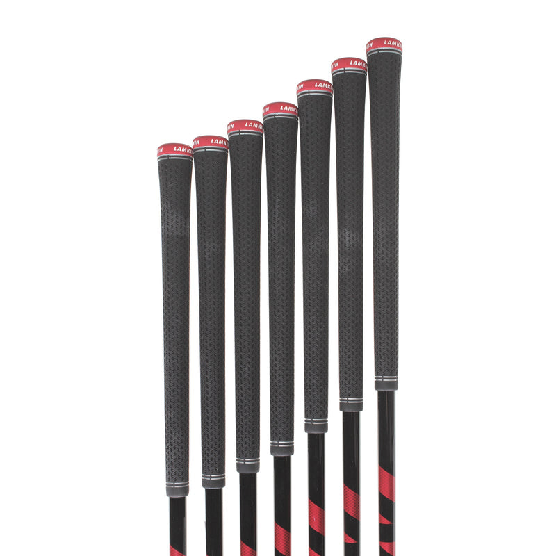 TaylorMade Stealth Graphite Men's Left Irons 5-SW  Regular - Ventius Red 6R