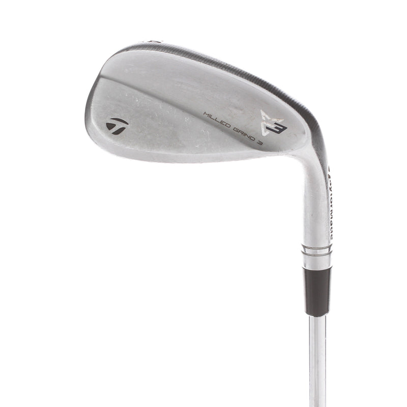 TaylorMade Milled Grind 3 Raw Steel Men's Right Sand Wedge 54 Degree 11 Bounce Extra Stiff - Project X 6.5