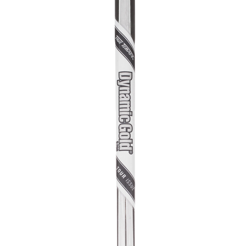 TaylorMade Milled Grind 3 Black Raw Steel Men's Right Gap Wedge 50 Degree 9 Bounce Stiff - Dynamic Gold S200