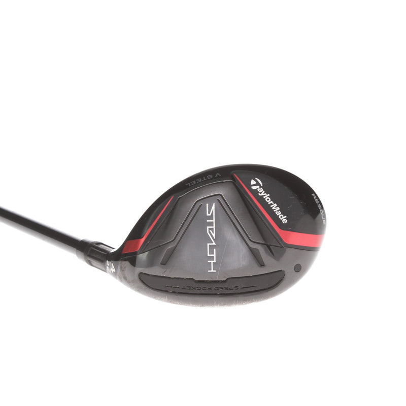 TaylorMade Stealth Graphite Men's Right 4 Hybrid 22 Degree Stiff - Ventus Red 7S