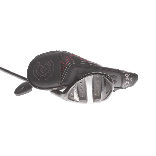 Cleveland Launcher Halo Graphite Men's Right 4 Hybrid 22 Degree Regular - Miyazaki 6R