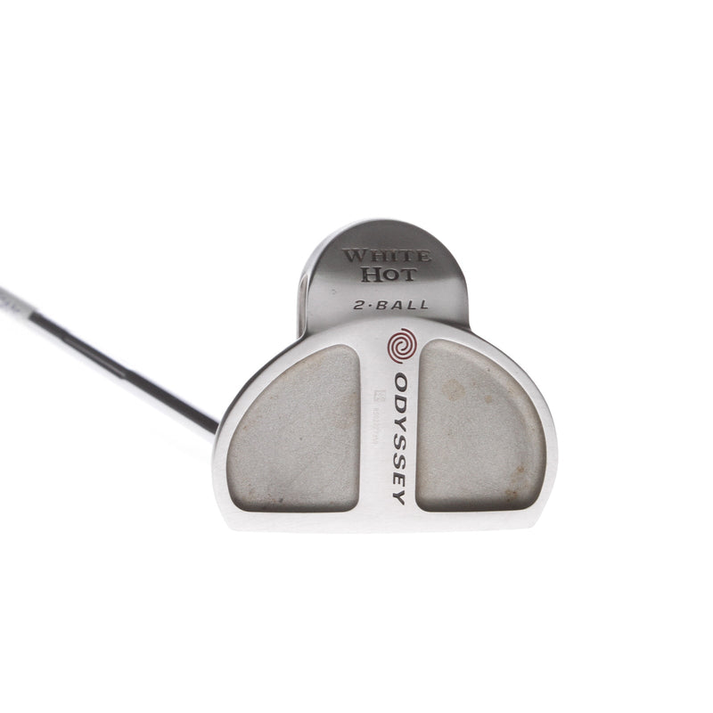 Odyssey White Hot 2-Ball Men's Right Putter 32.5 Inches - Super Stroke Mid Slim 2.0