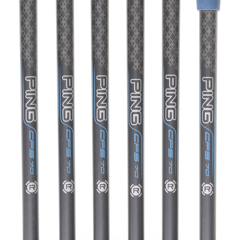 Ping G Series Graphite Mens Right Hand Irons 5-PW Yellow Dot Regular - Ping CFS 70 R