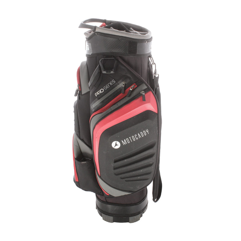 Motocaddy Pro Series Cart Bag - Black/Red