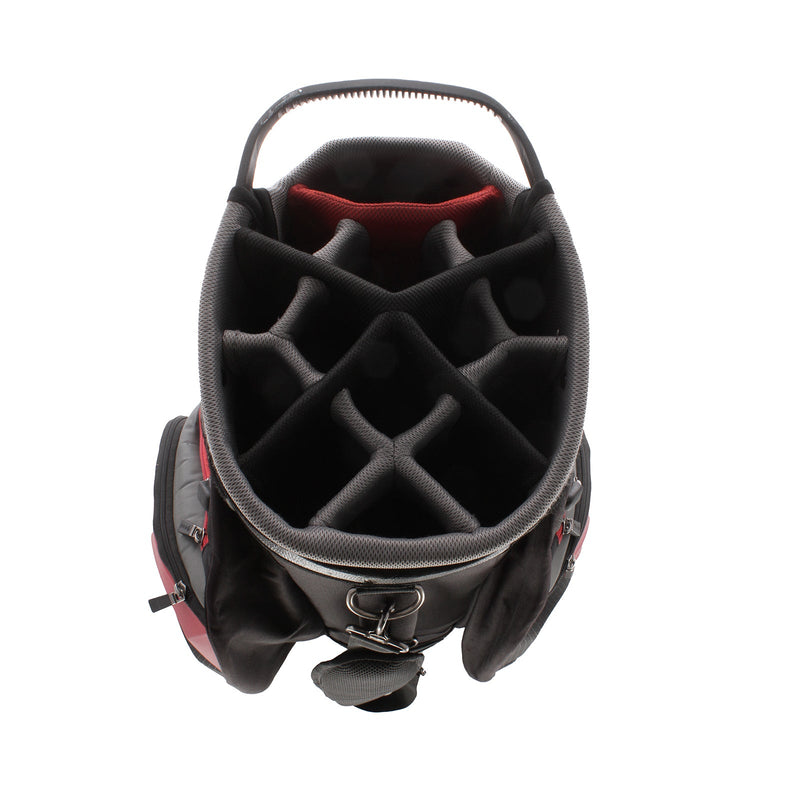 Motocaddy Pro Series Cart Bag - Black/Red