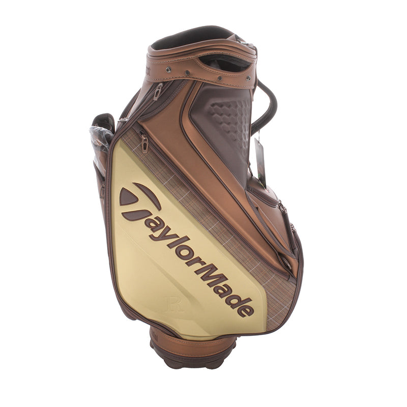 TaylorMade Open 22 Tour Bag - Bronze/Plaid/Gold