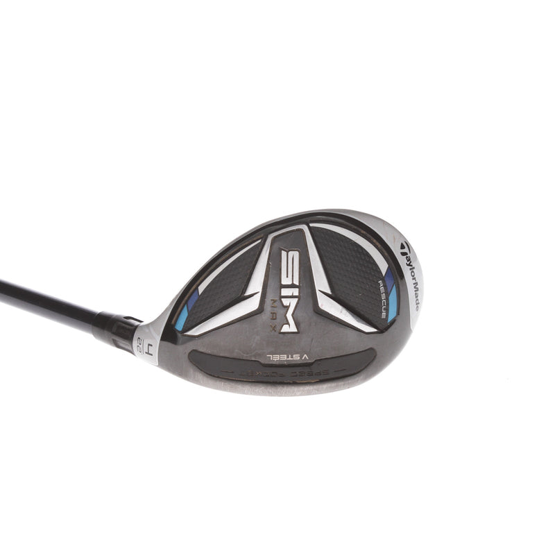 TaylorMade Sim Max Graphite Mens Right Hand 4 Hybrid 22* Regular - Ventus Blue 6 R