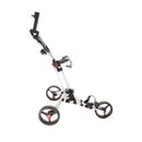 iCart Uno 3-Wheel Push Trolley - White/Red/Black