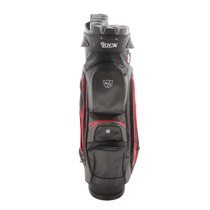 Wilson Staff iLock Cart Bag - Black/Red