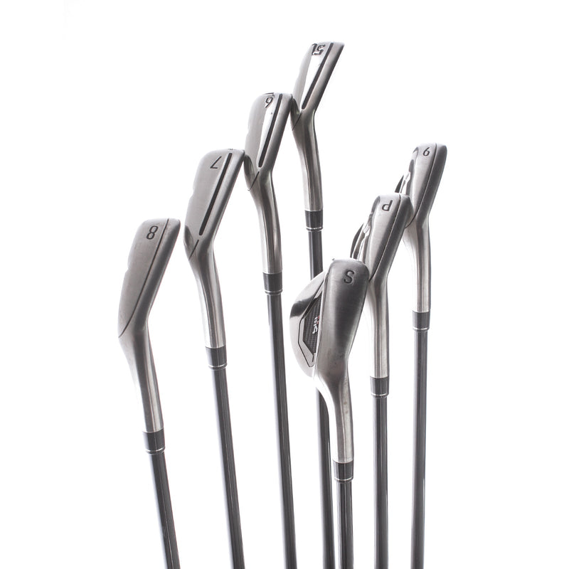 TaylorMade M4 Graphite Mens Right Hand Irons 5-SW Regular - Atmos Red 6R