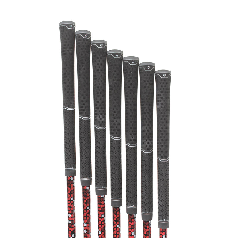 TaylorMade M4 Graphite Mens Right Hand Irons 5-SW Regular - Atmos Red 6R