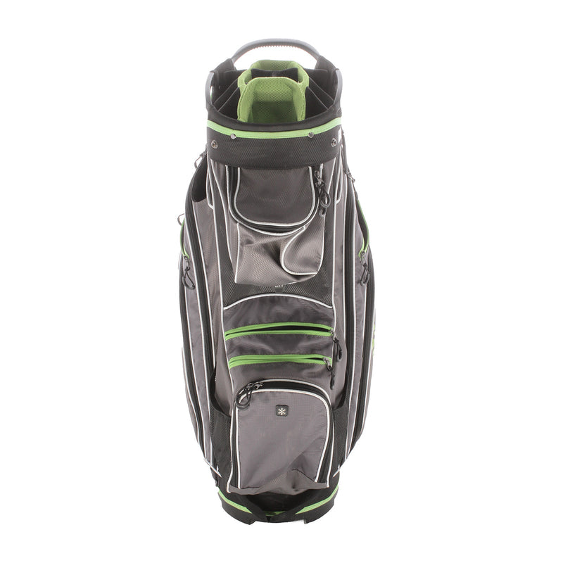 Caddymatic Cart Bag - Black/Silver/Green