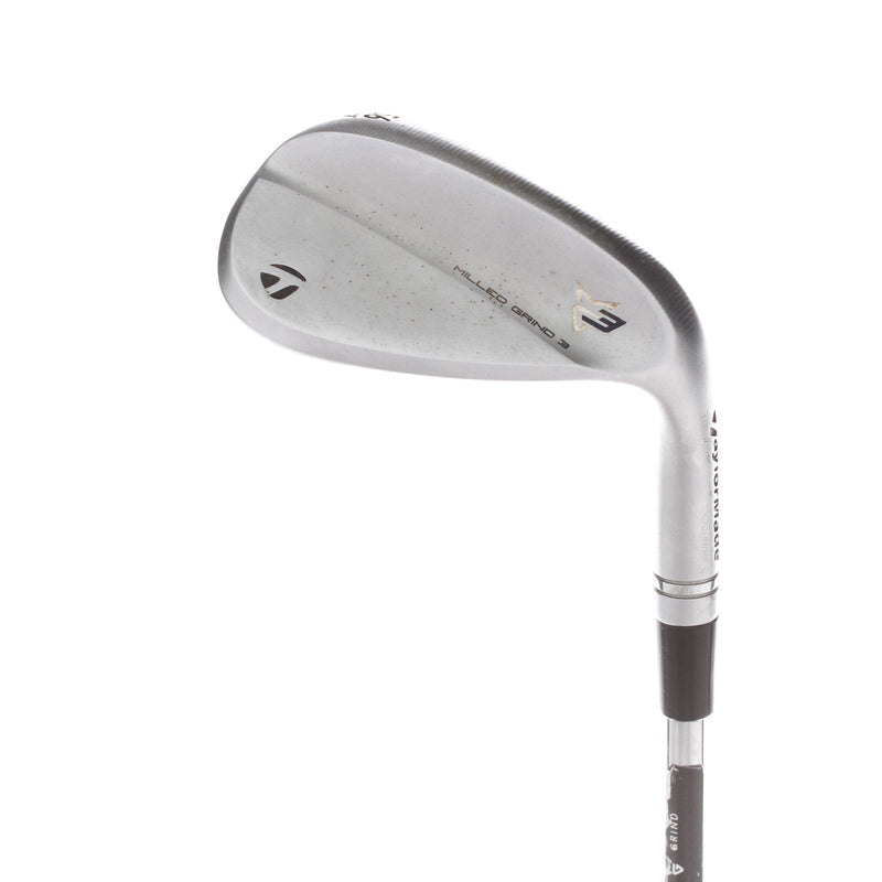 TaylorMade Milled Grind 3 RAW Steel Mens Right Hand Sand Wedge Stiff - Dynamic Gold S200
