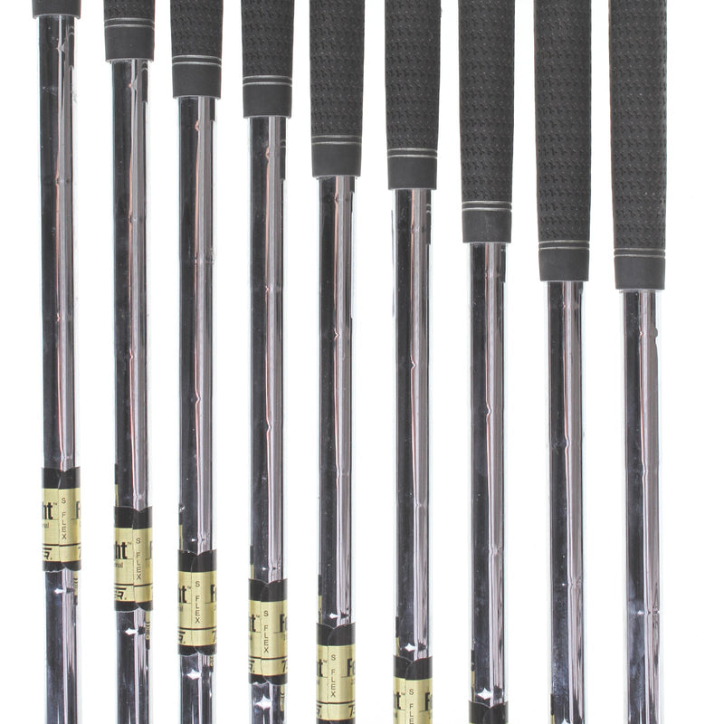 Giga Golf TRX V11 Steel Mens Right Hand Irons 3-SW Stiff - True Temper Feather Flight Giga Golf