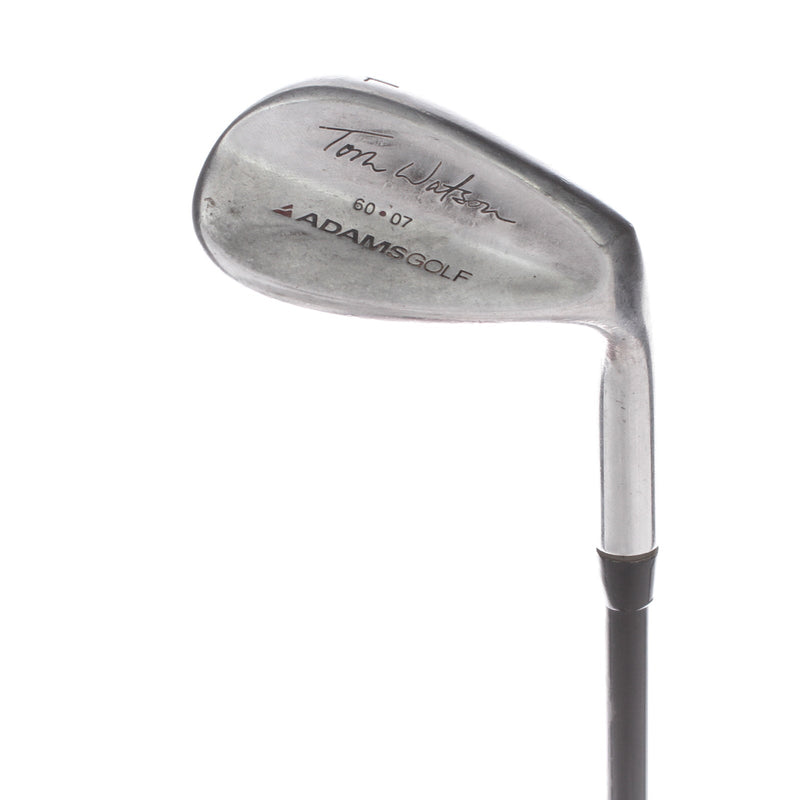 Adams Golf Tom Watson Steel Mens Right Hand Lob Wedge 60* 7 Bounce Wedge - Adams True Temper