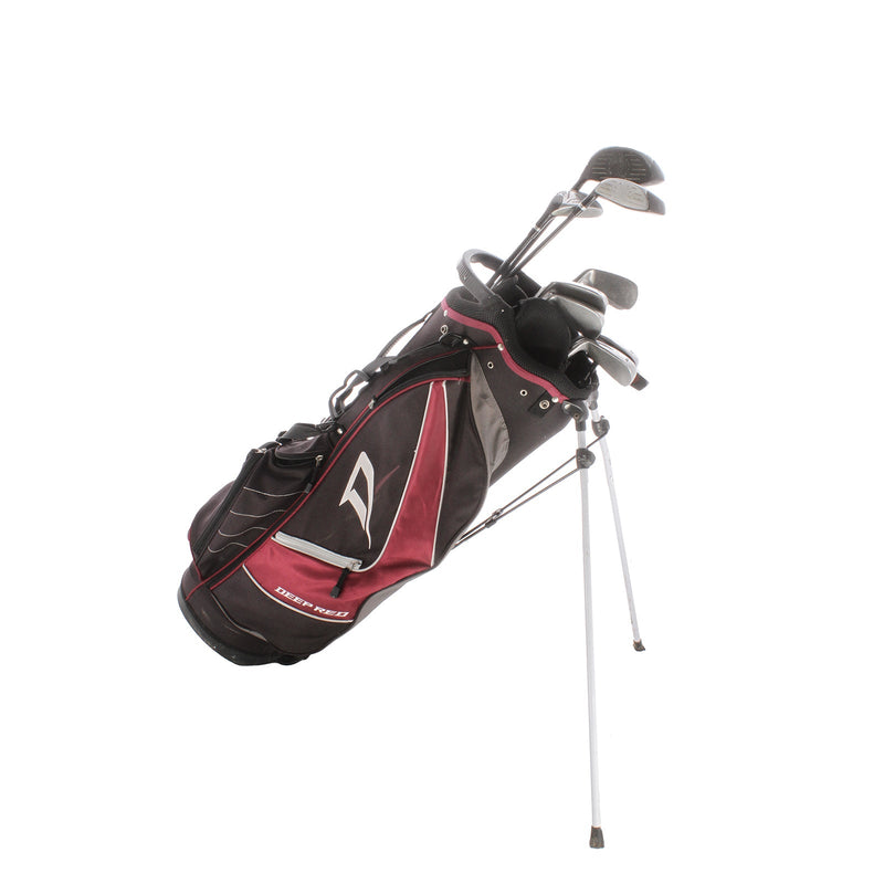 Wilson Deep Red Tour Steel Mens Right Hand Package Set Regular - Deep Red Tour