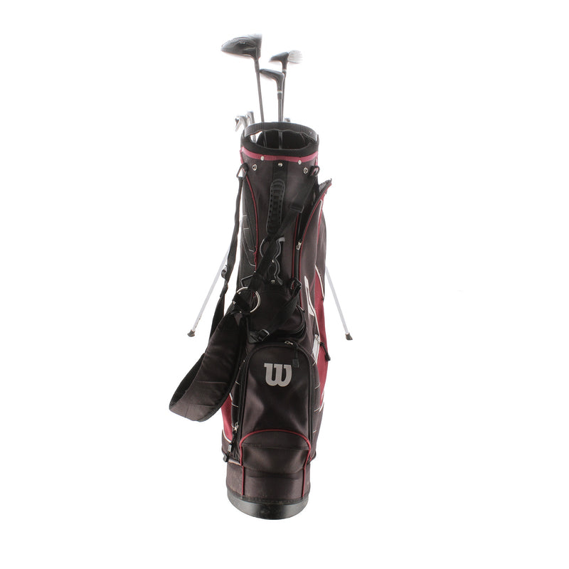 Wilson Deep Red Tour Steel Mens Right Hand Package Set Regular - Deep Red Tour