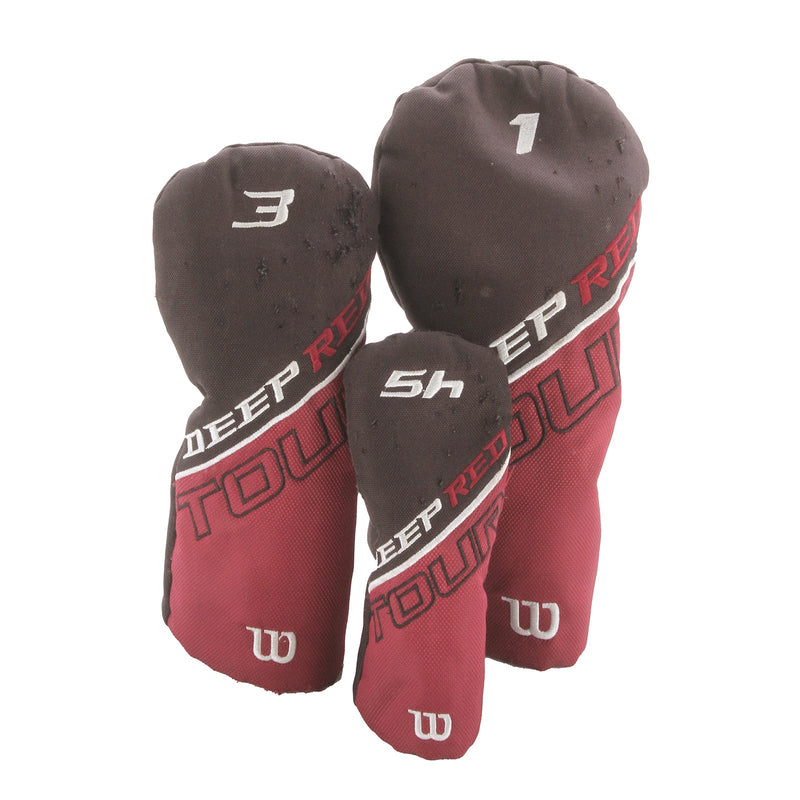 Wilson Deep Red Tour Steel Mens Right Hand Package Set Regular - Deep Red Tour