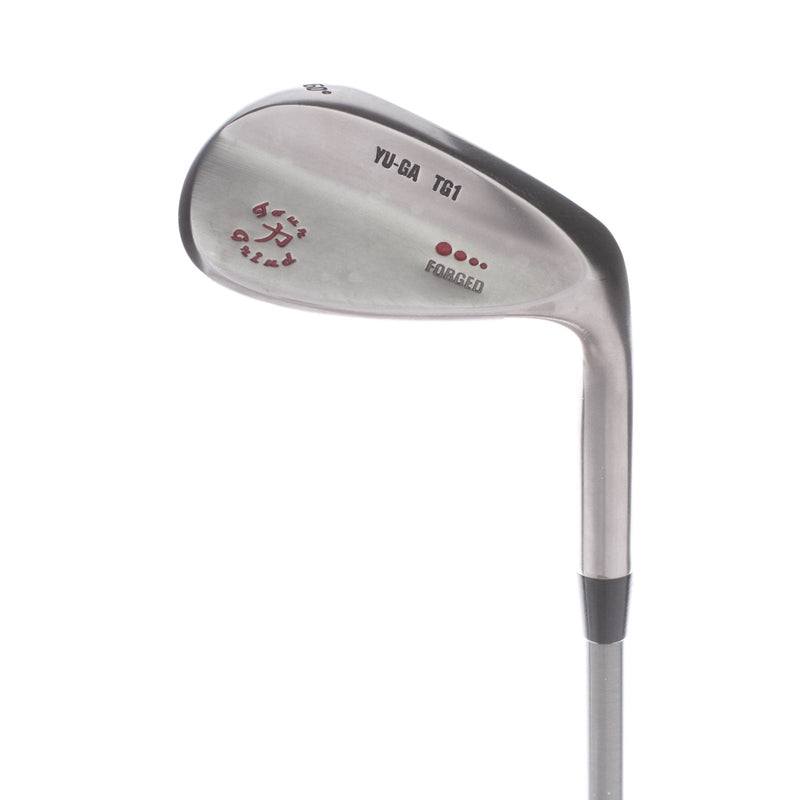 YU-GA TG1 Steel Mens Right Hand Lob Wedge 60* Regular - SteelFiber i80