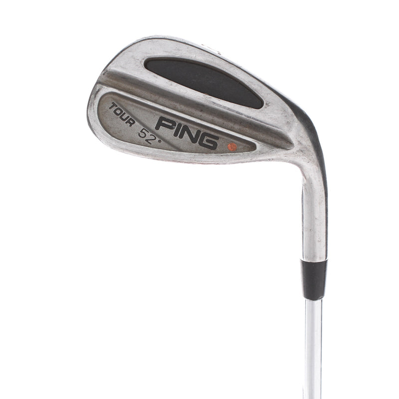 Ping Tour Steel Mens Right Hand Sand Wedge Orange Dot 52* Regular - Ping