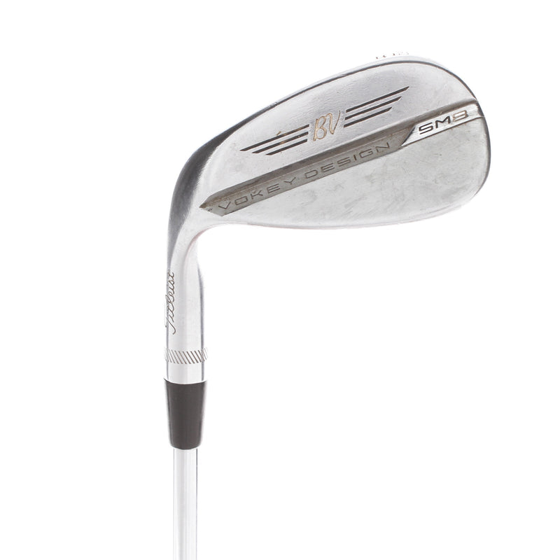 Titleist Vokey SM8 Steel Mens Left Hand Gap Wedge 50* 8 Bounce F Grind Extra Stiff - KBS Tour