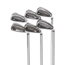 Wilson Deep Red Steel Mens Right Hand Irons 5-SW Uniflex - True Temper