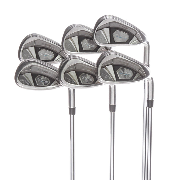 Callaway Rogue X CF18 Steel Mens Right Hand Irons 6-AW Regular - True Temper XP95 R300