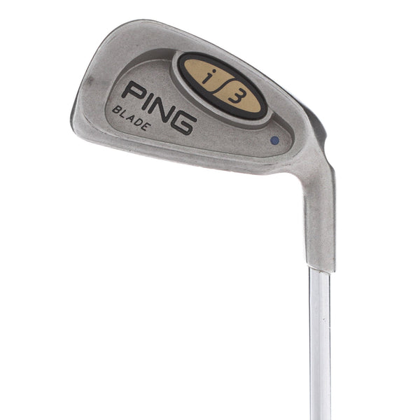 Ping i3 Blade Steel Mens Right Hand 3 Iron Blue Dot Stiff - Ping